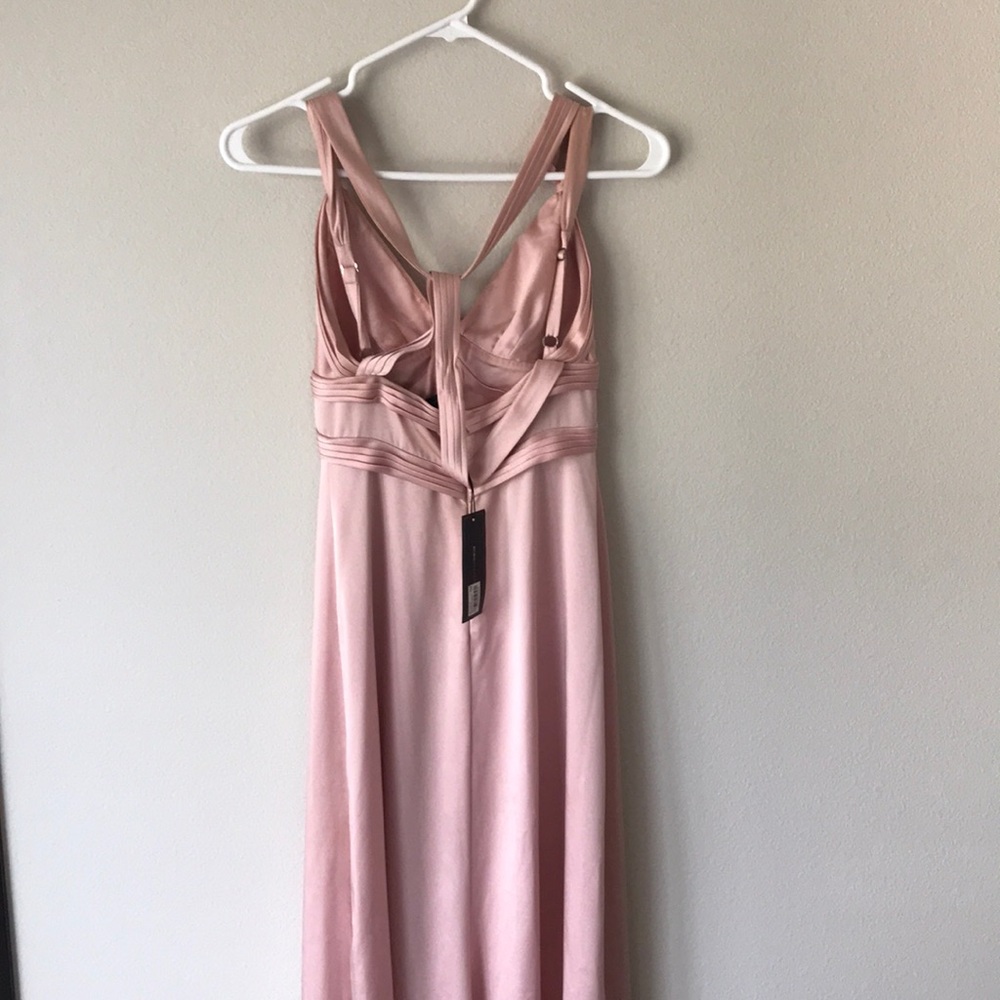 BCBG Prom Dress or Evening Gown - light pink - Picture 3 of 4